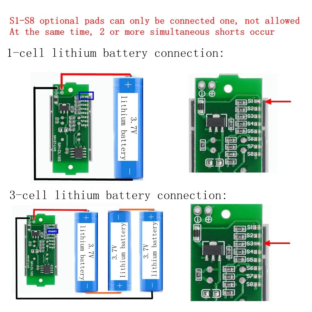 xcluma 1-8S Power Indicator For Lithium Battery (Blue) - Image 2 thumbnail