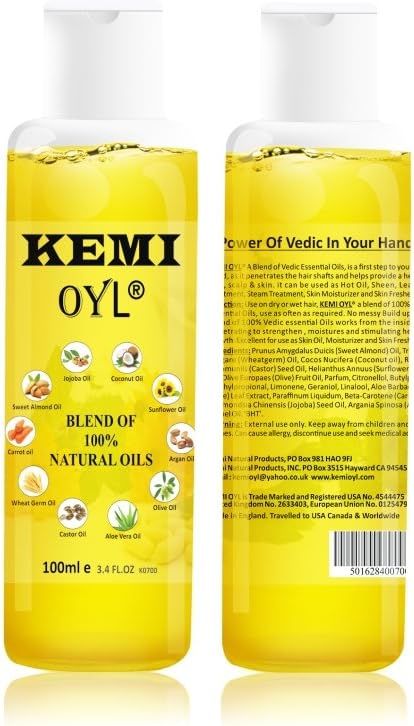 blend of ten 100% Vedic/herbal oils, with Vitamin A, B, C, E, D, Healthy hair, skin, heels & nails, Nourishes scalp hair roots, relieve pain, repairs cuticles & cracked heels, 100 ml