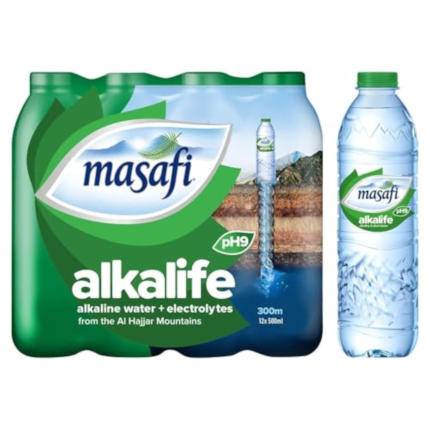 Masafi Alkalife Alkaline Water 12 x 500ml