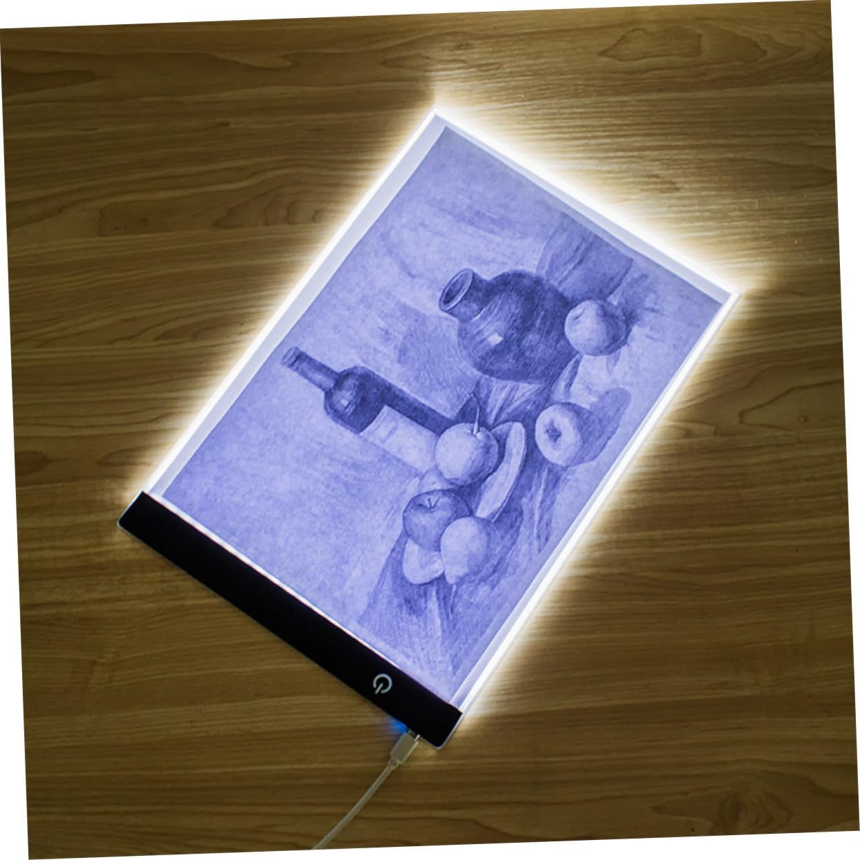 PLAFOPE LED Copy Desk Ultra-Thin Portable Tracing Light Box with USB Powered Durable Material Eye-Friendly No Flicker LED Light Table for Drawing Sketching and Animation Tracing