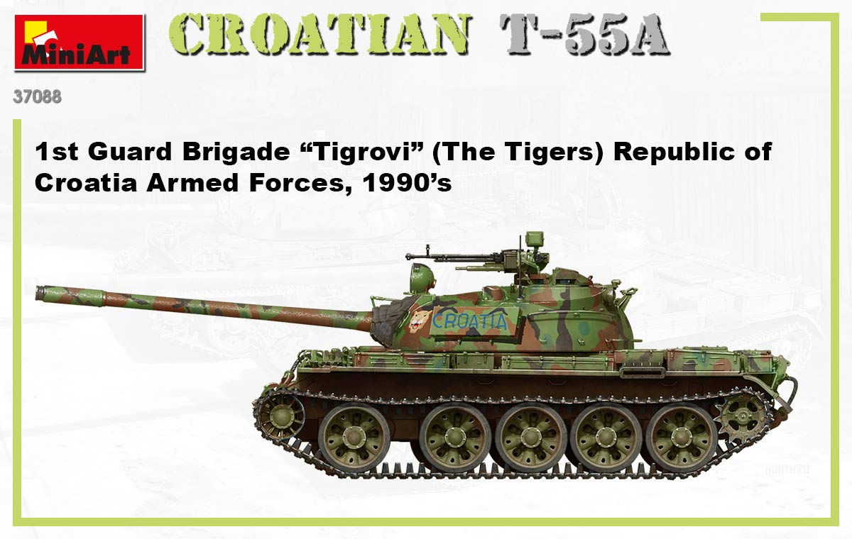 Miniart 1:35 - Croatian T-55A, Unpainted, Small - Image 3