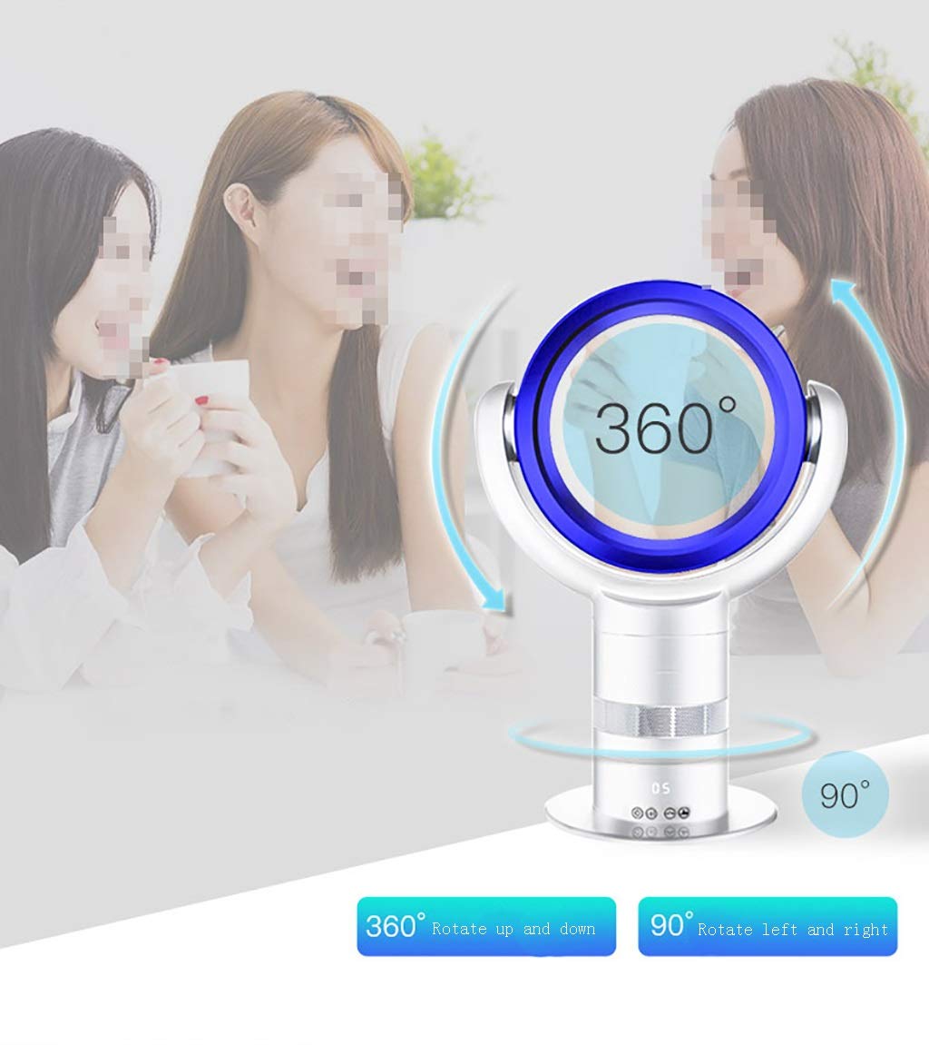 Wentylator kolumnowy bez wieży bez wentylatora z pilotem zdalnego sterowania, oscylacyjny, timer 9 godzin, obrót o 360° w górę, wentylator oscylacyjny