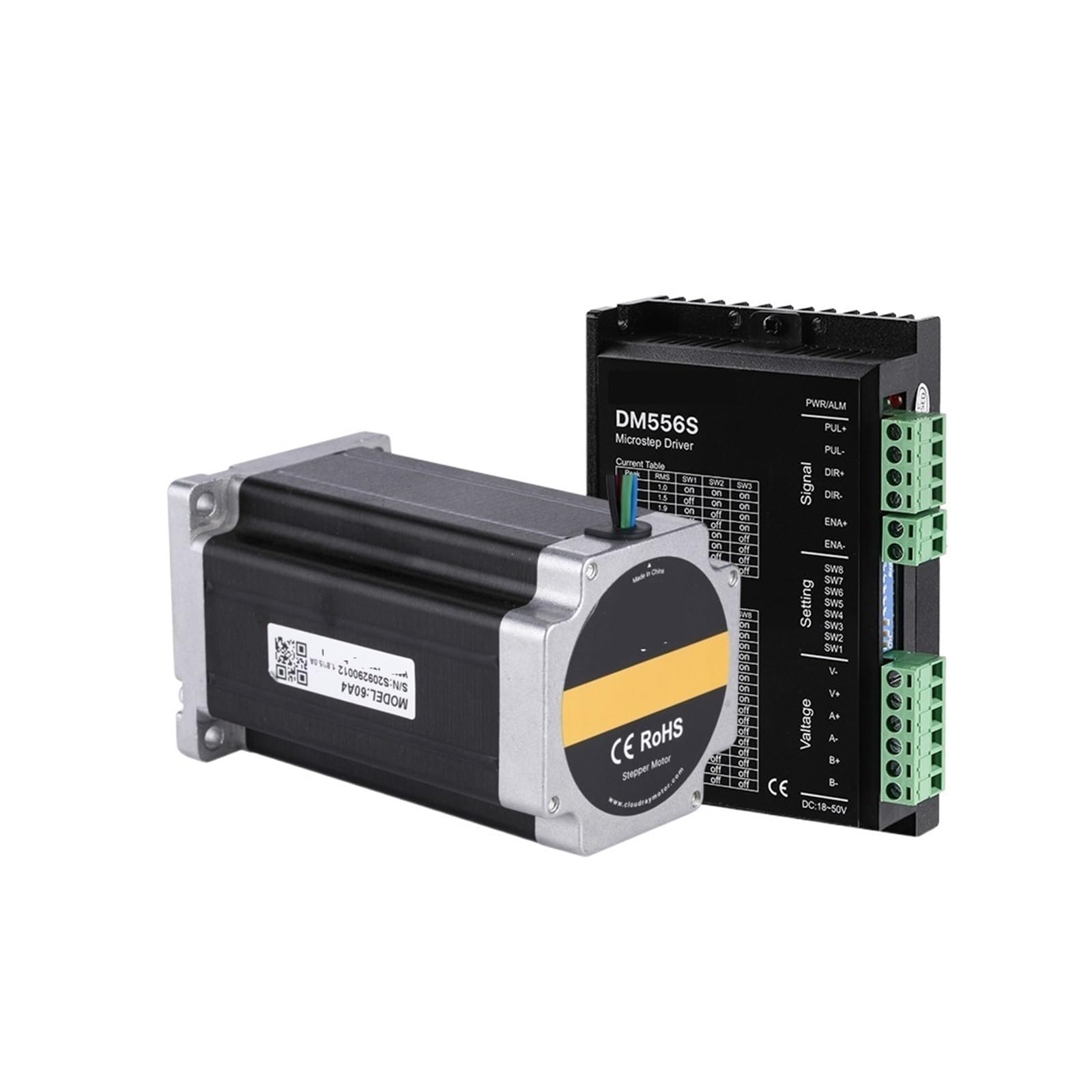 Moteur pas à pas Nema 24 kit complet électronique 5A pour imprimante 3D grand format