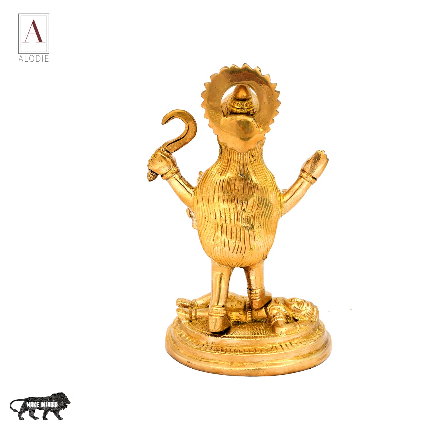 FIGURINE EN LAITON Kaali Maa Statue Kali Mata déesse hindoue idole