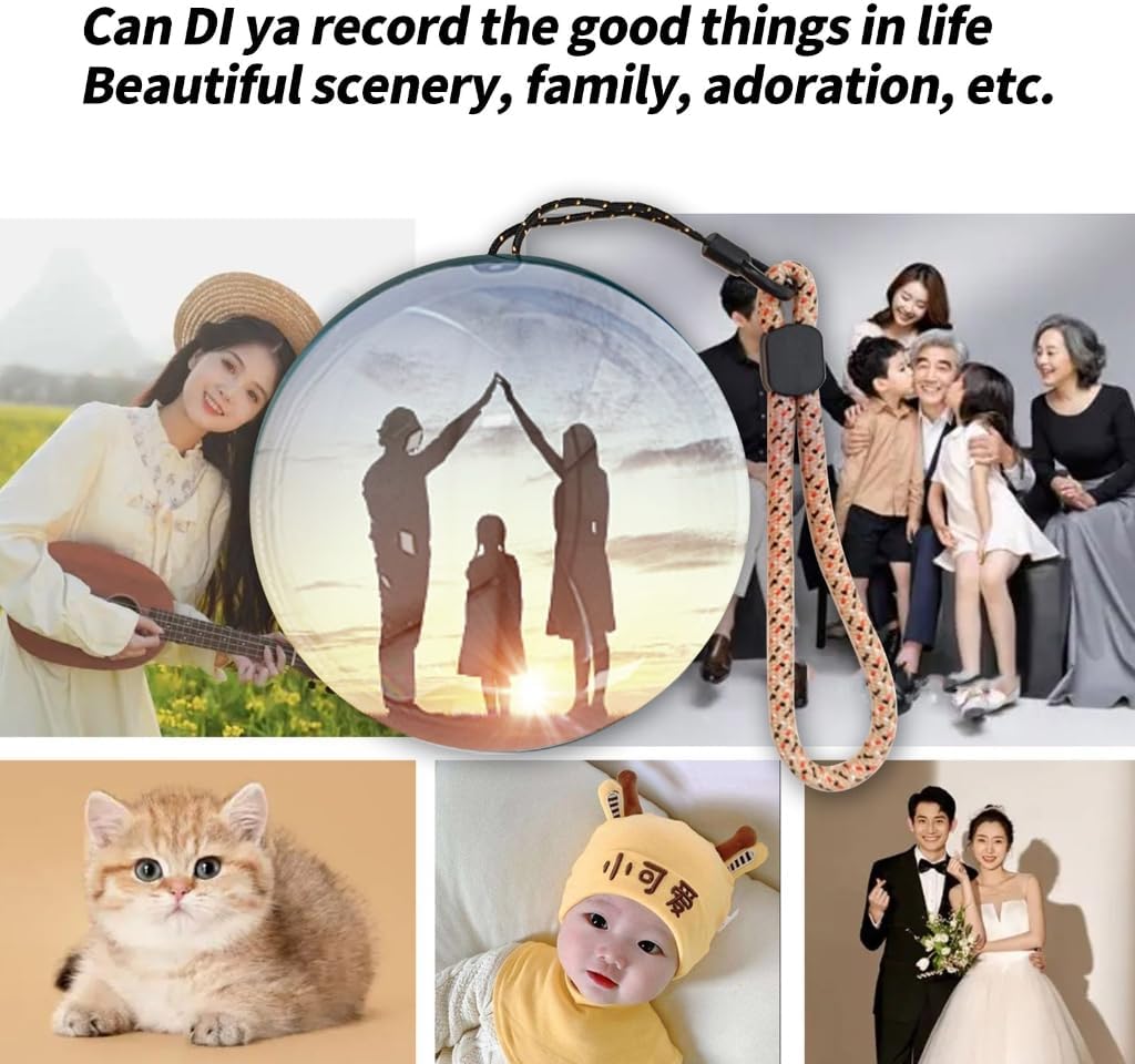 Christmas Glass Memory Ball Photo Video Player Orb Lamp Home Decoration Gift