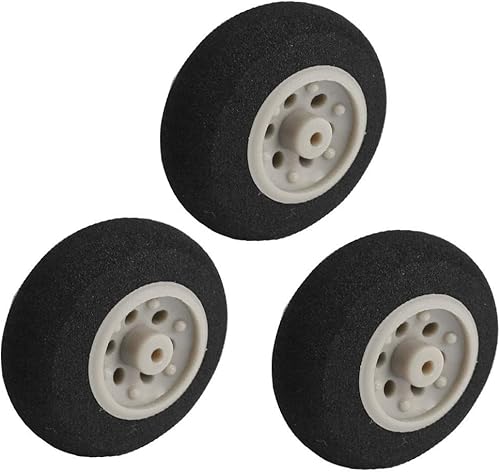 Nuevo Lon0167 3 unids RC destacado control remoto avión eficacia confiable aeronave esponja rueda D40mm H12mm d2.0.197in (id1f2 20 2c 4ca)