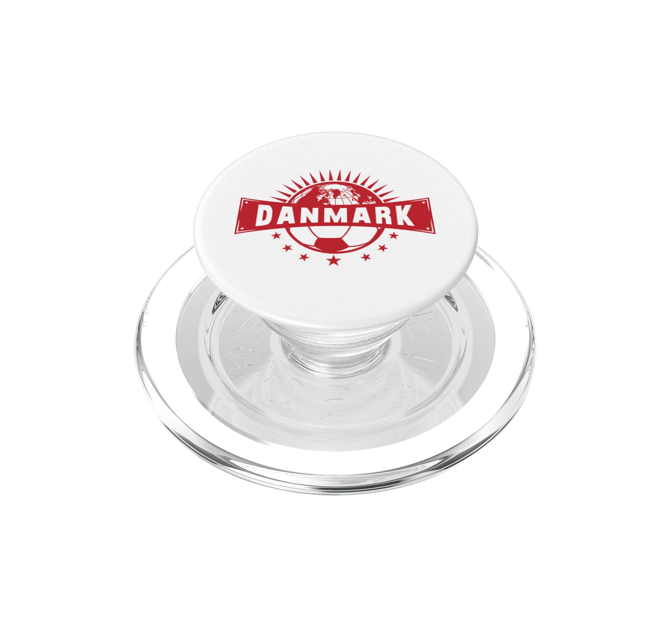 Fútbol PopSockets PopGrip para MagSafe Dinamarca Globe Stars soporte imantado 6