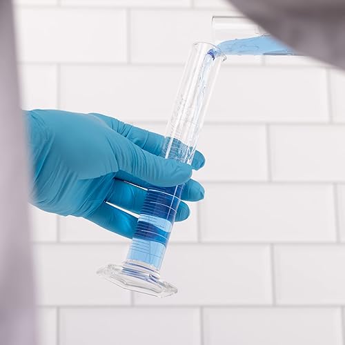 Miniatura 4 de OSTC Lydus - Guantes para examen de dedos con textura de nitrilo de 4 mil, sin látex, tamaño grande (caja de 100)