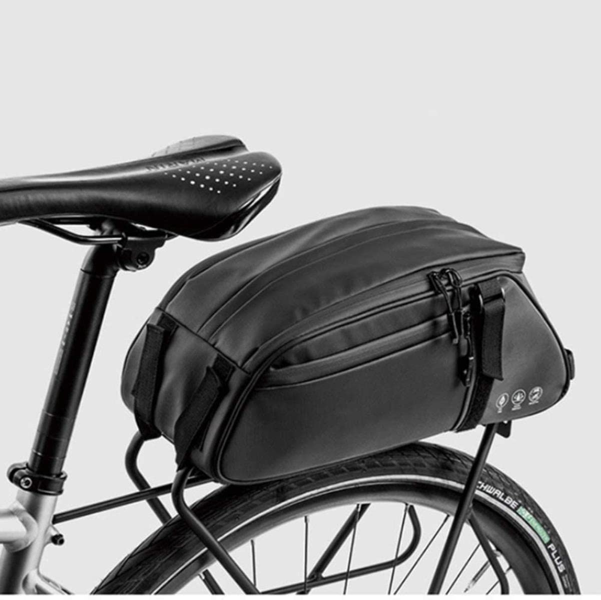 bolsa de bicicleta, Bolsa for bicicleta Bolsa for sillín de bicicleta Bolsa de carga for bicicleta Bolsa de almacenamiento for bicicletas de ciclismo Almacenamiento trasero de bicicletas Almacenamient
