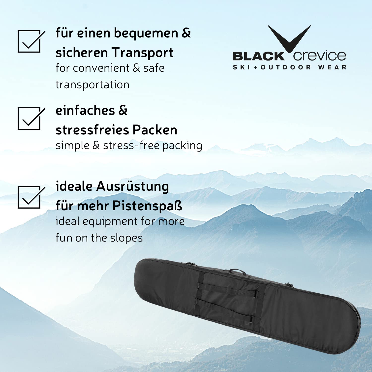 Black Crevice Torba snowboardowa