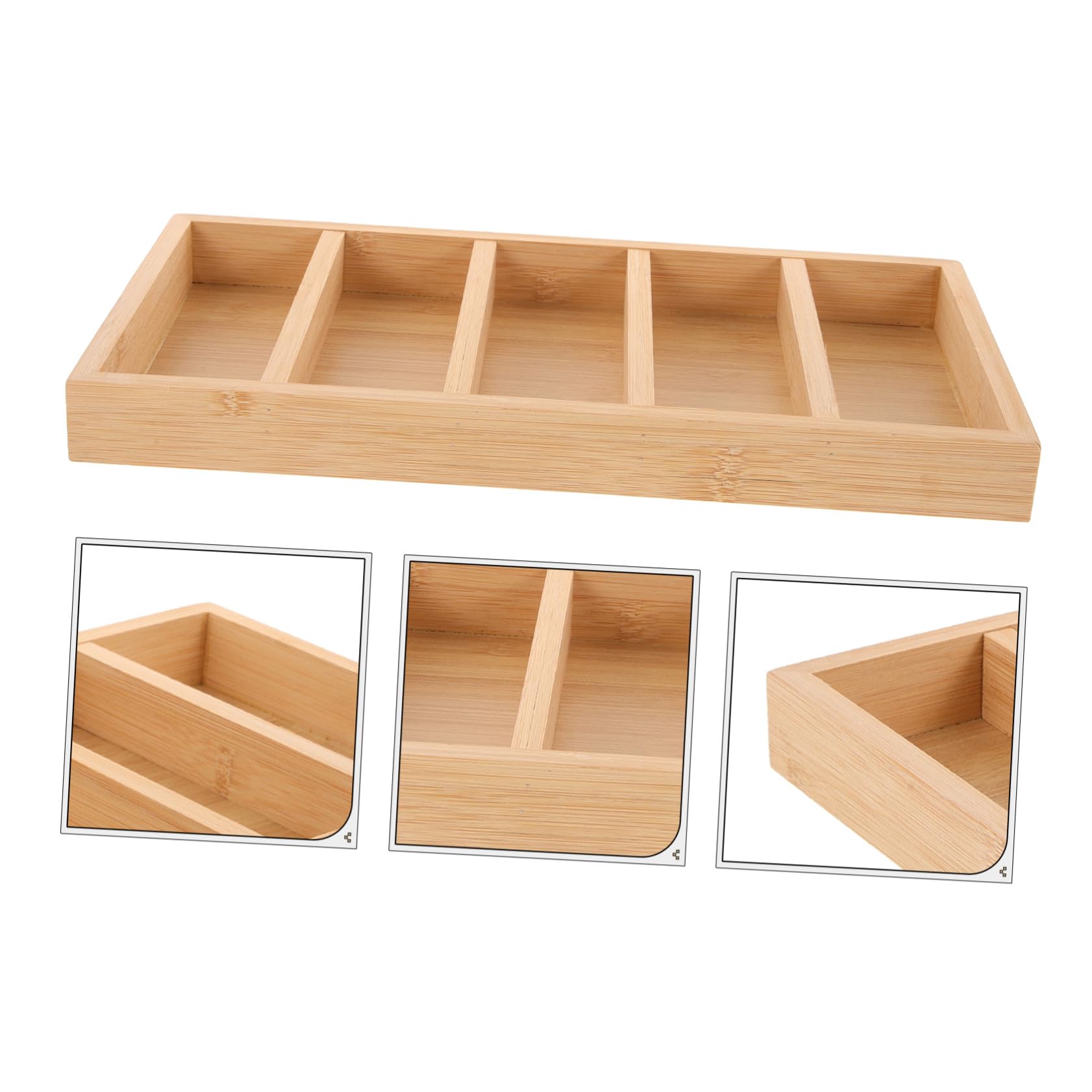 BESTOYARD 2 Stück Brillenaufbewahrungsorganizer 5 fächer Brillenbox zur Sortierung und Präsentation von Brillen Khaki für Schaufenster und Einzelhandel