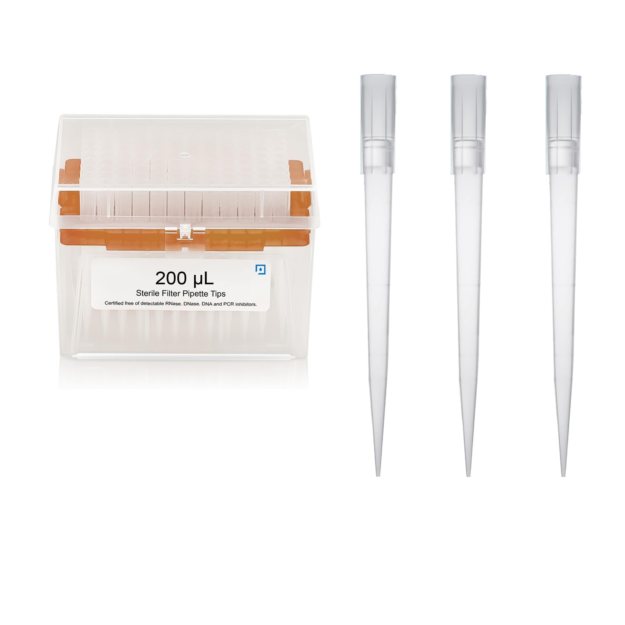 Microlit, micro punte per filtro per pipette – racked (scatola), sterile, filtrato, universale (200 ul (1 confezione da 10 rack – 960 punte))