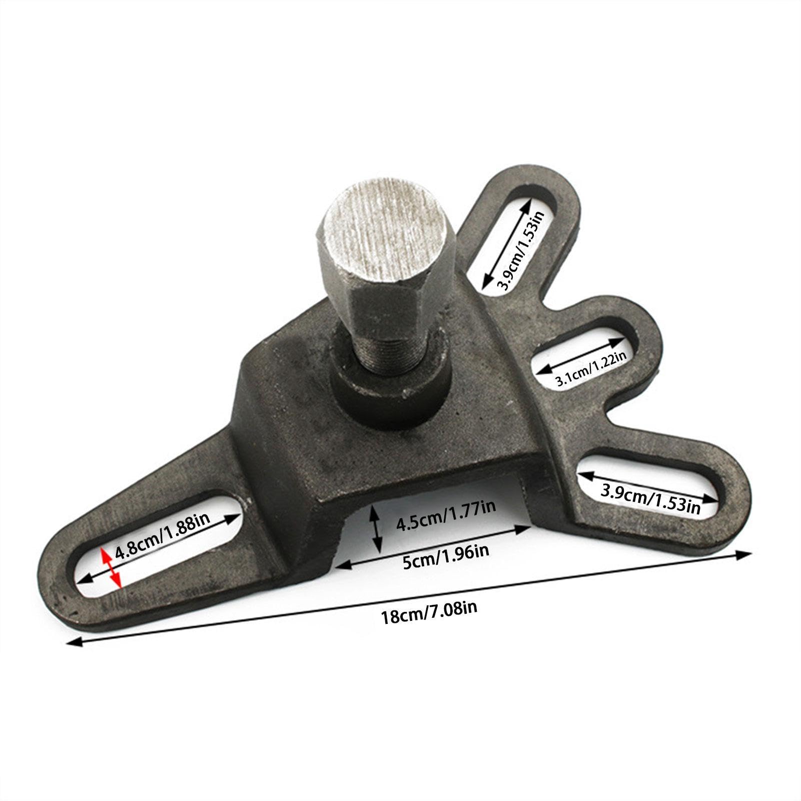 Estrattore mozzo, robusto strumento di rimozione mozzo, estrattore cuscinetti assi, estrattore mozzo ruota compatibile con 4, 5 e 6 Lug mozzi estrattore tamburo freno