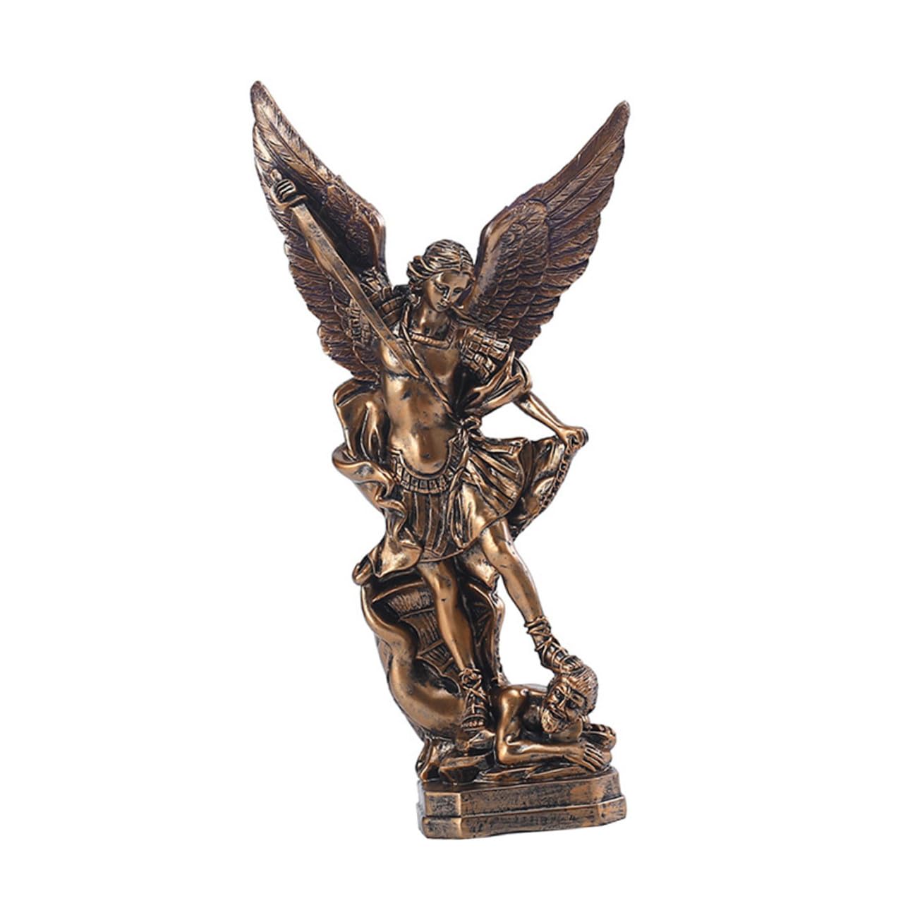 Figurine d'ange tueur de démons, l'ornement rétro idéal pour sublimer votre bureau ou votre salon.