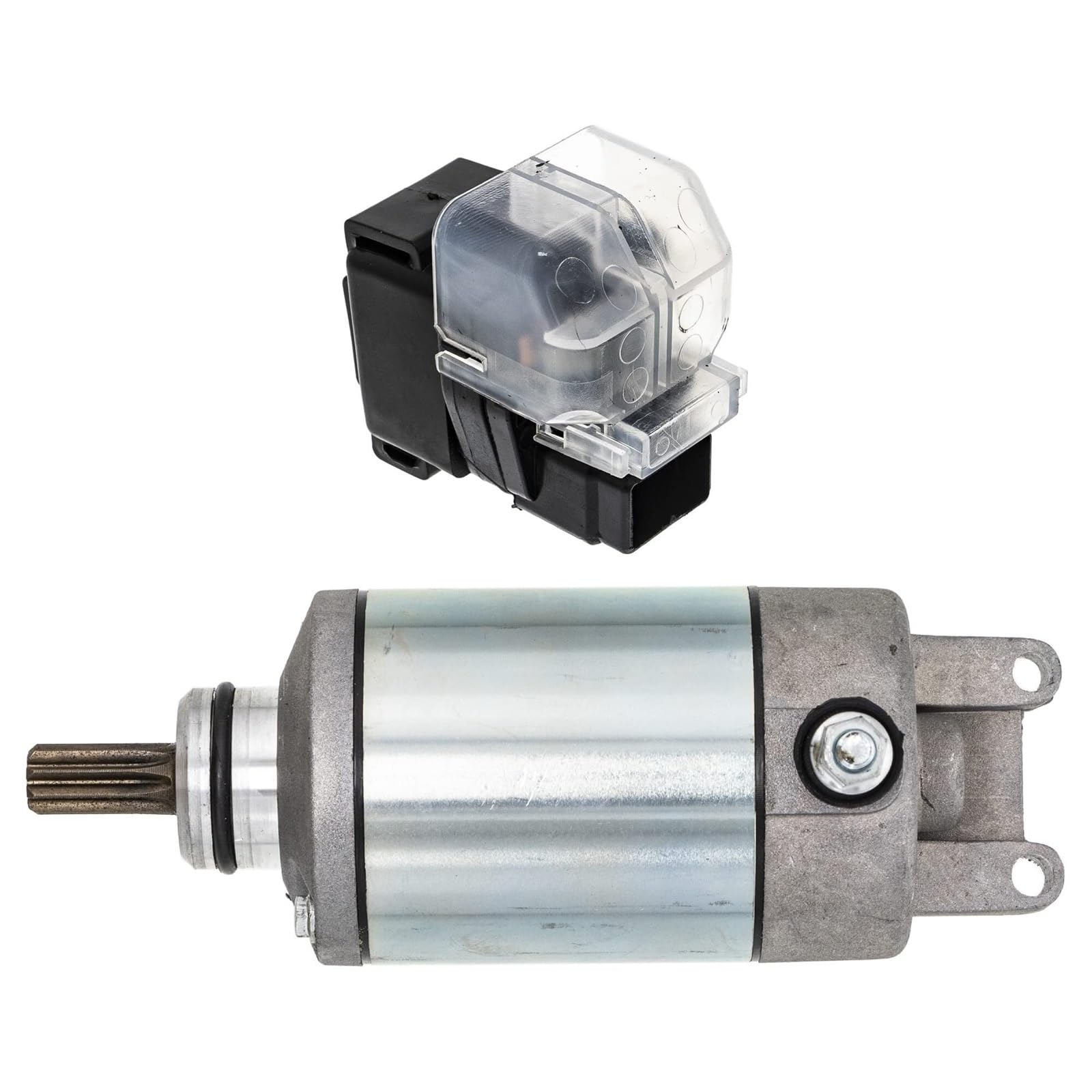 Rozrusznik silnika Pasuje do Suzuki Quadsport Z400 LTZ400 2003-2008 31800-07G00 31100-29F00 31800-35F00 Zestaw elektrozaworu rozrusznika ATV Rozrusznik