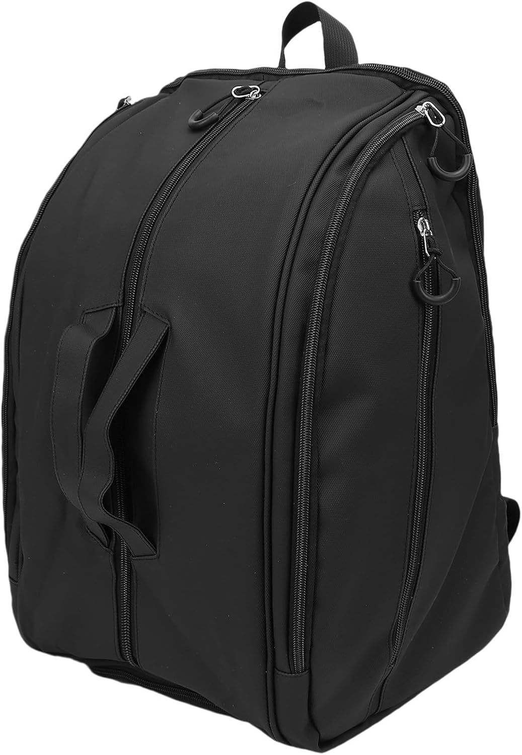 Pic Storage Backpack with Shoe Compartment, Multi layer Shoulder Bag for Paddle Gear, PVC Material, Backpack with Shoe Compartment (Black)