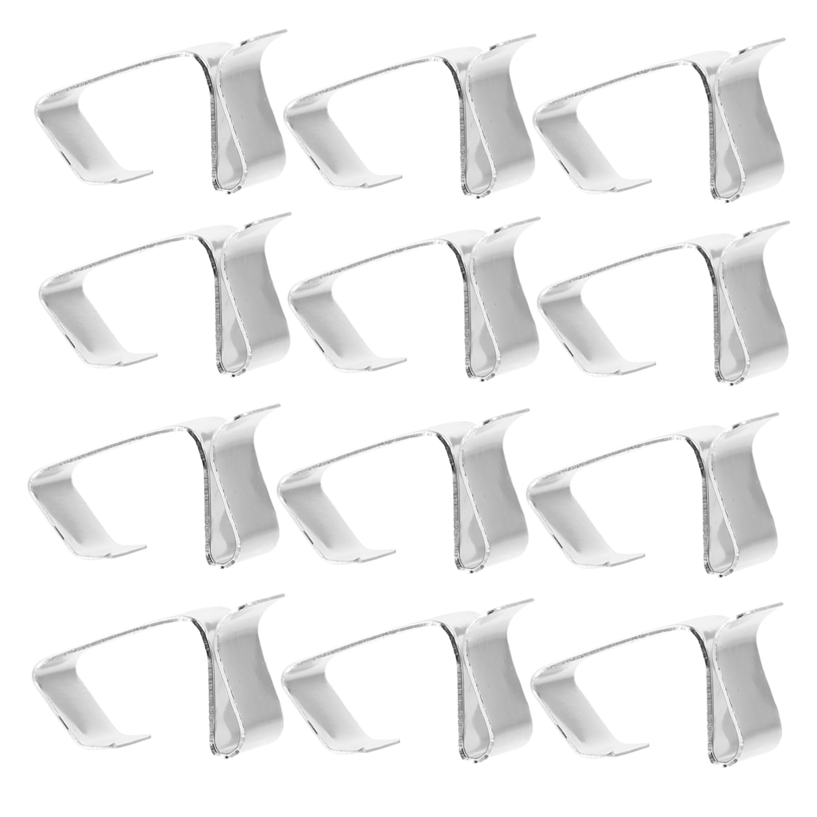 HOMSFOU 250piezas Ganchos De Metal Para Luces Navideñas Clips Resistentes Para Decoraciones De Fiesta y Jardín Para Colgar Luces Exteriores y Adornos De Navidad