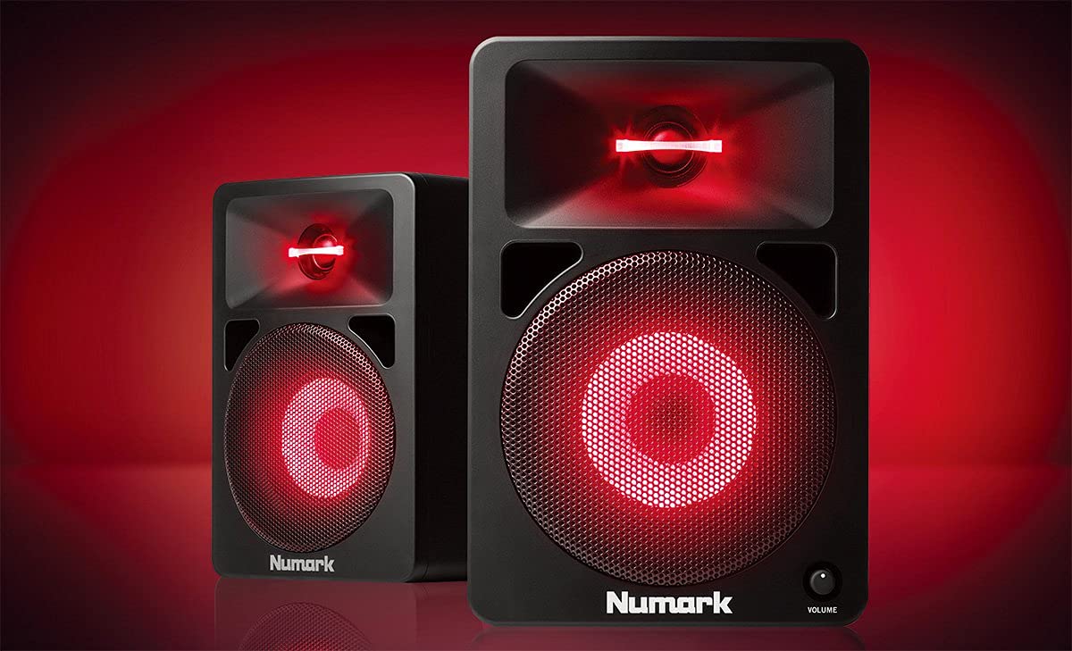 Amazon.com: Numark N-Wave 580L | Powered Desktop DJ Monitor