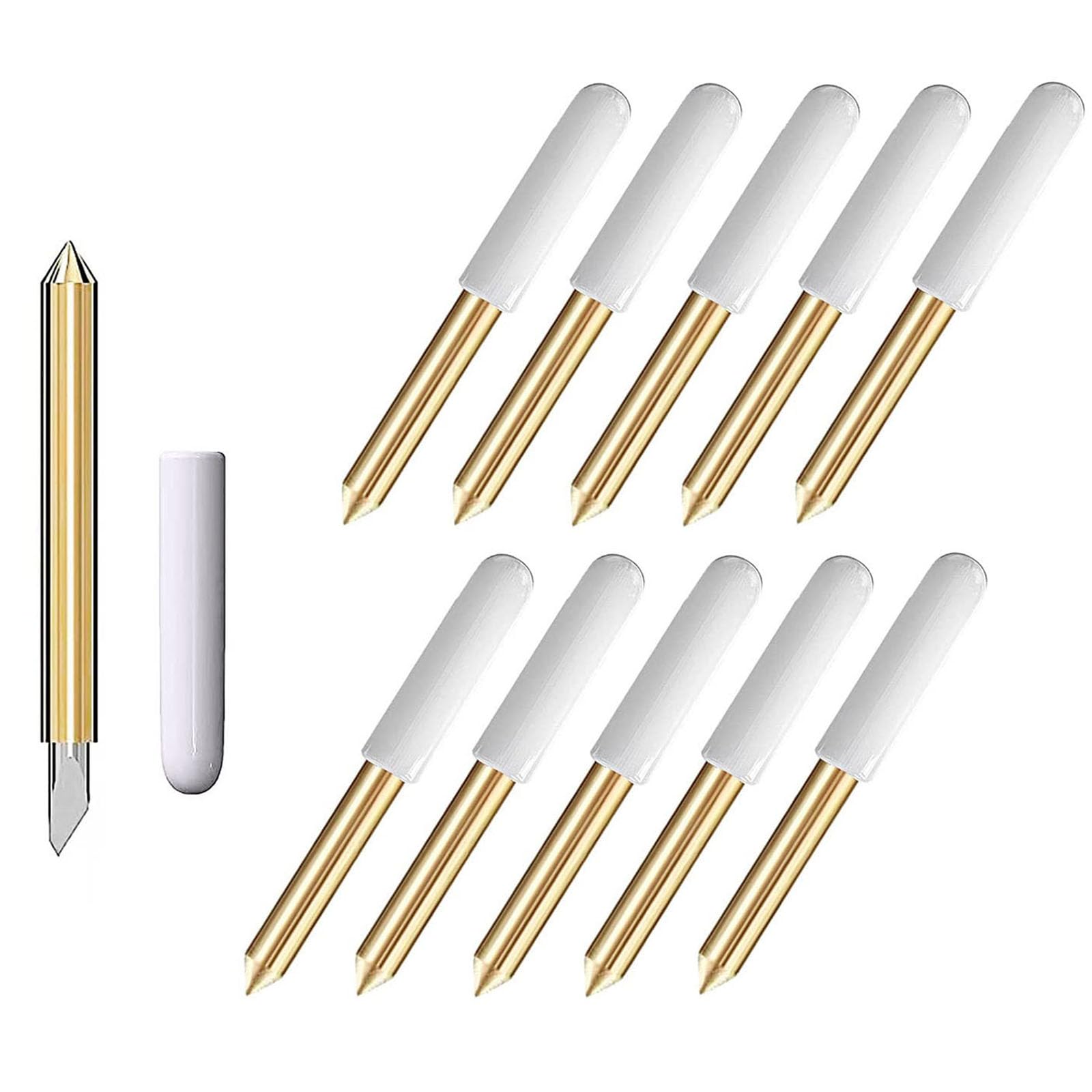 10 Lame Di Ricambio Per Cricut Maker - Punta Fine 45° Compatibili Con Maker/Explore - Foto 5