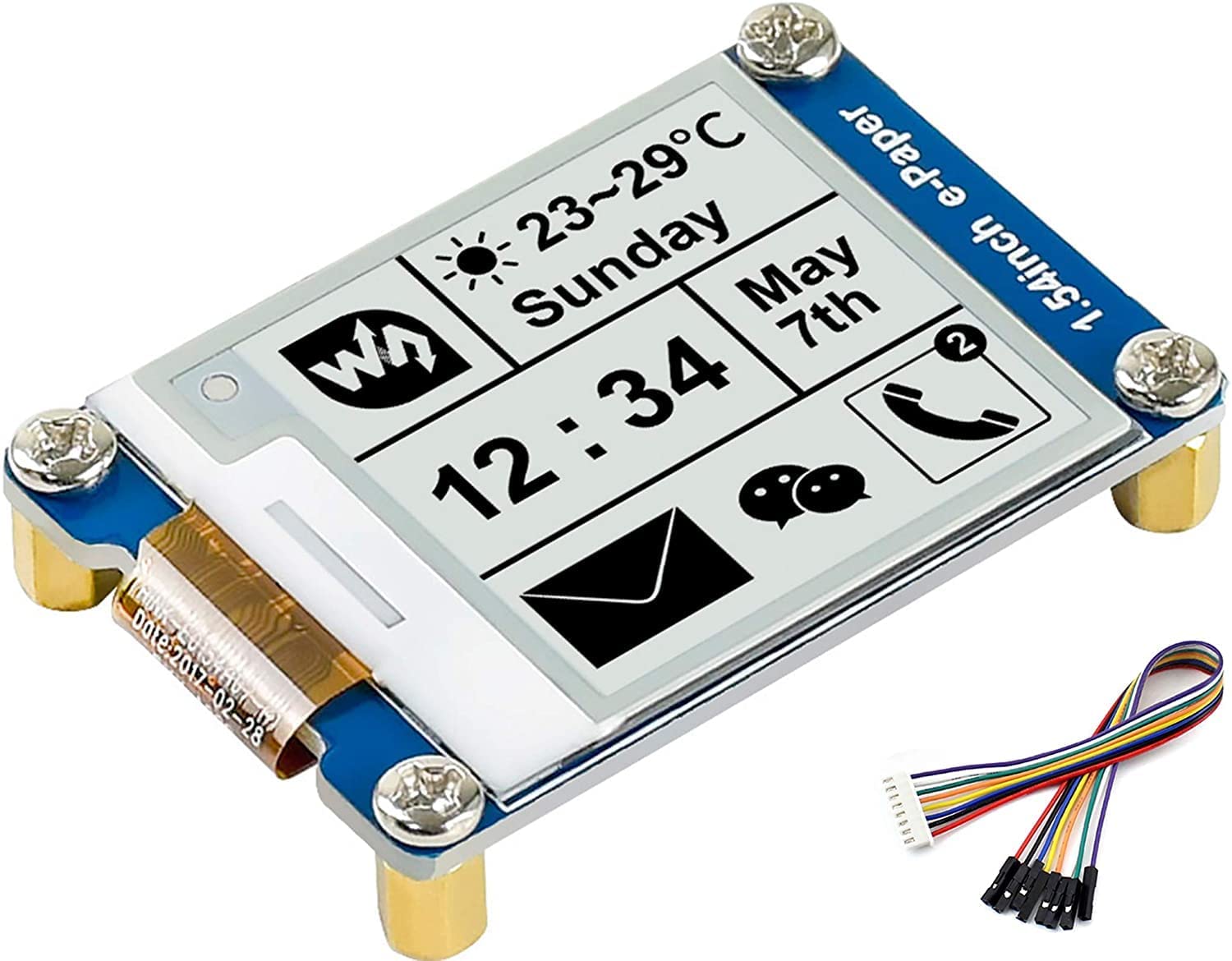 Waveshare 1.54 inch e-Ink Paper Display Module with SPI Interface