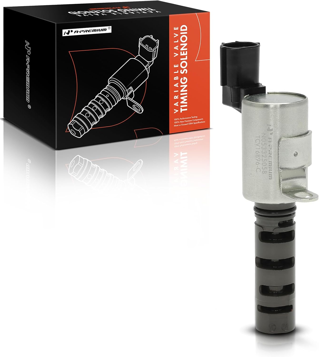 A-Premium Intake Engine Variable Valve Timing (VVT) Solenoid Compatible with Mitsubishi Lancer 2008-2010, Galant 2008-2010 2.4L, Replace# 1028A021
