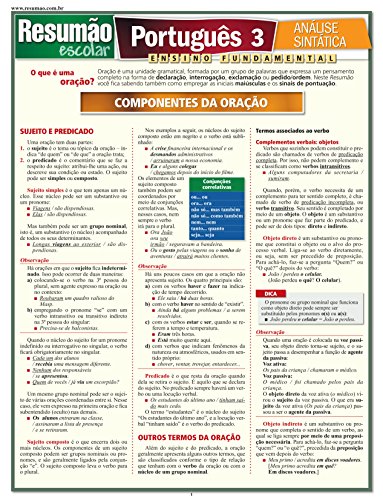 Português 3. Analise Sintática