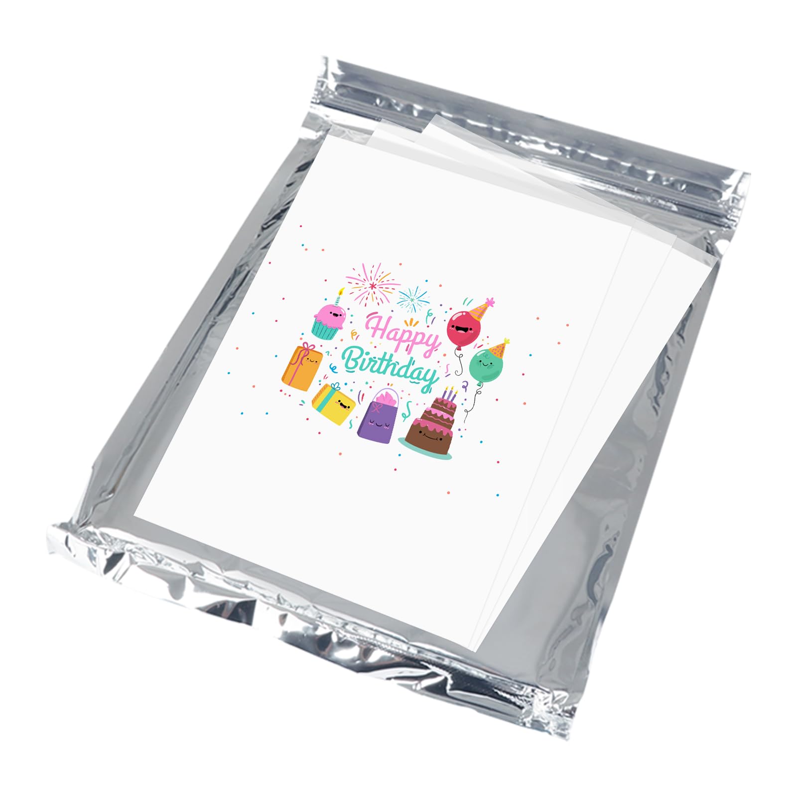 HueMix Cake Topper Image Printer with 5 Set Ink Cartridges, 25pcs Edible Papers