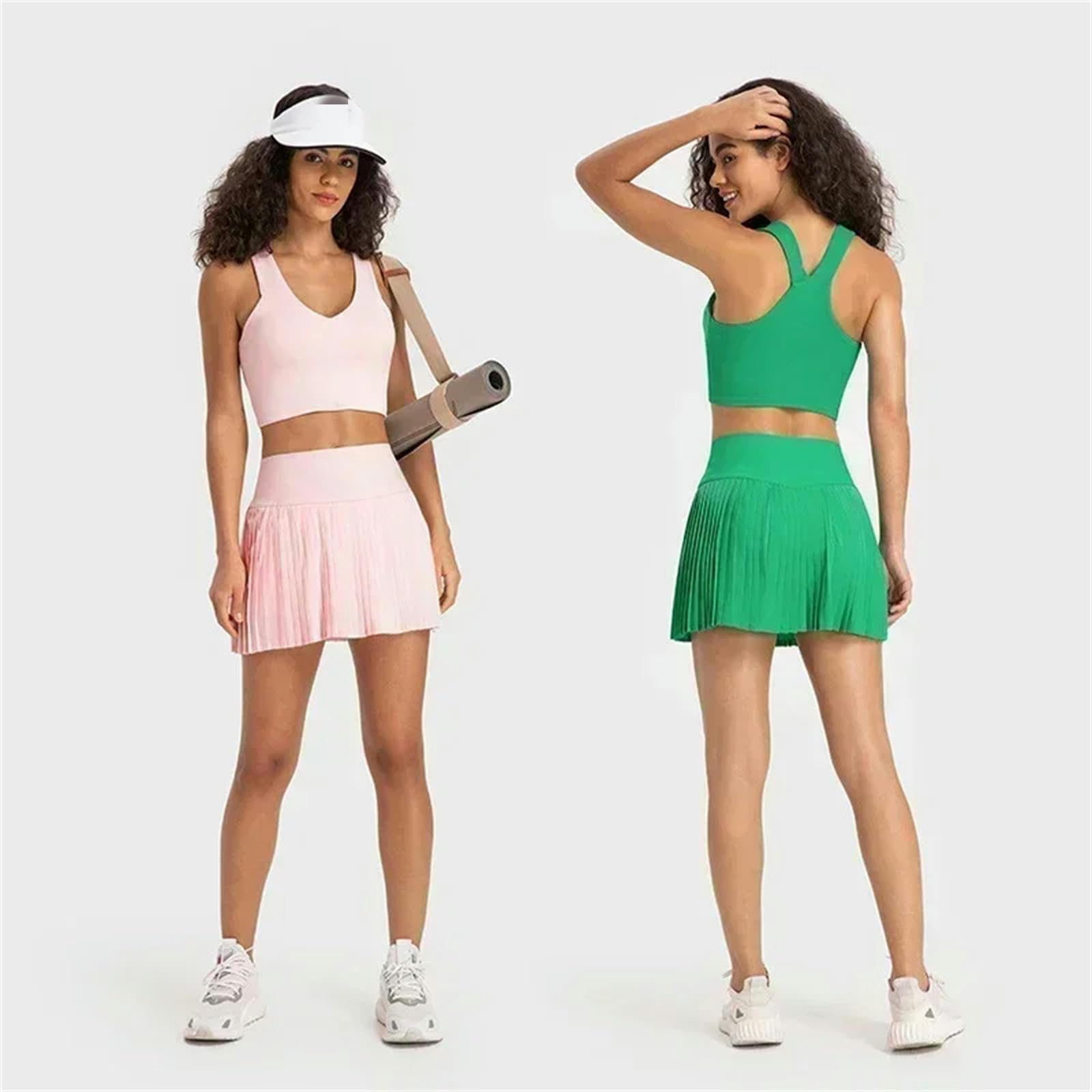 Jupe de Tennis Jupe Plissée Haute Taille pour Femmes