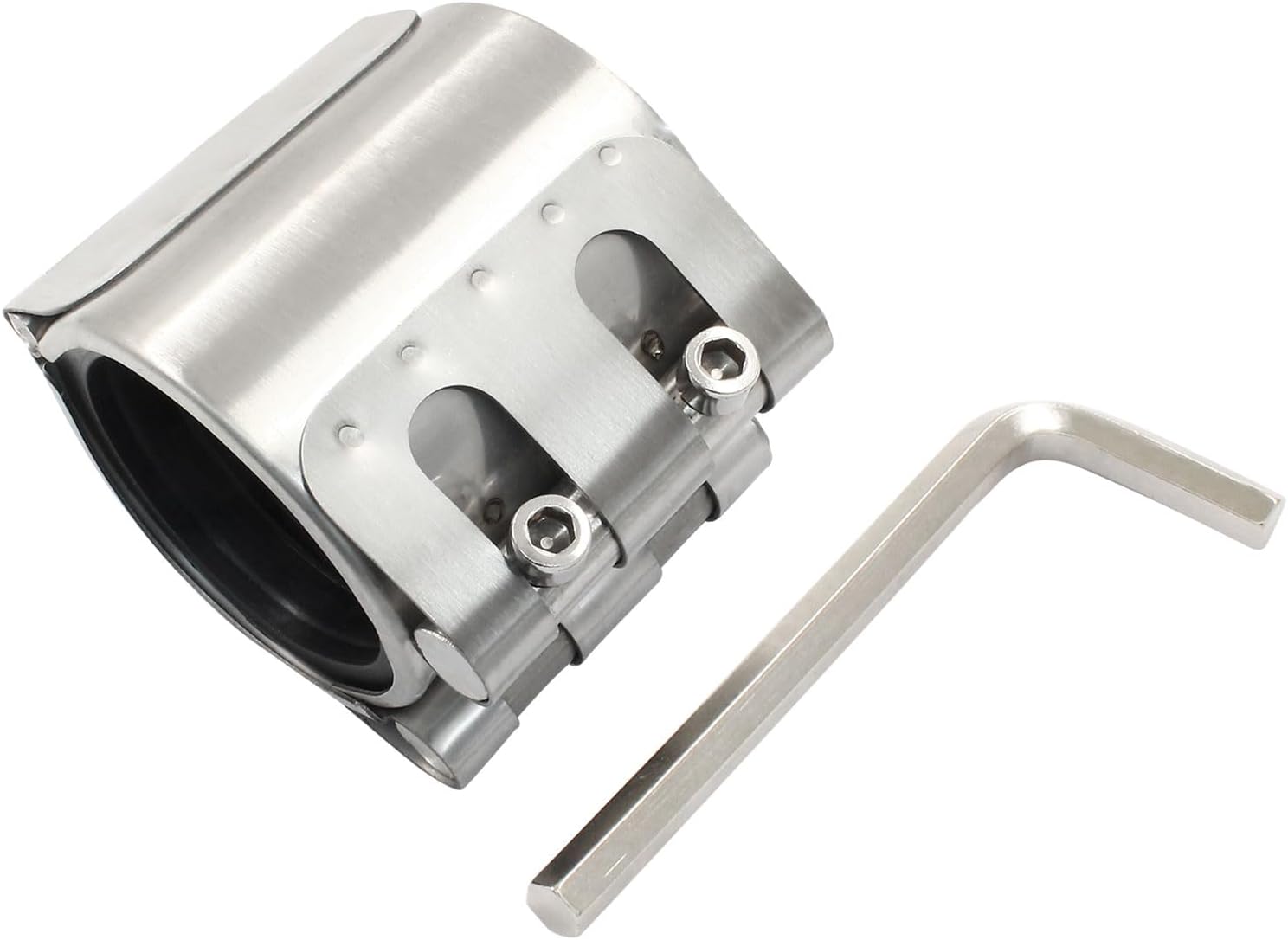 Pipe Repair Clamp, Galvanized Pipe Repair Kit, Leak Repair Clamp for Plastic and Metal Pipes(41mm-44mm/1 1/4 inch)