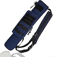 Vista 12 de KRATARC Carcaj de arco ligero para la espalda con doble uso plegable compacto, bolsa de flechas para la cadera con sistema Molle colgado para tiro