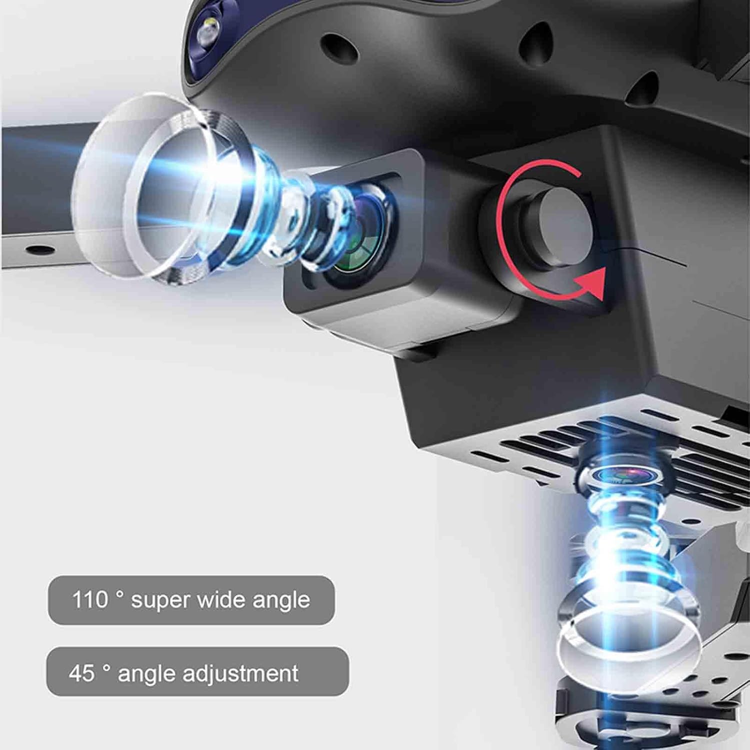 Brushless Motor Drone Drones With Camera For Adults 4K, High-definition Aerial Photography Obstacle Avoidance Four Aircraft Positioning Long Remote Control Aircraft, 10 Year Old Boy Gift Ideas,