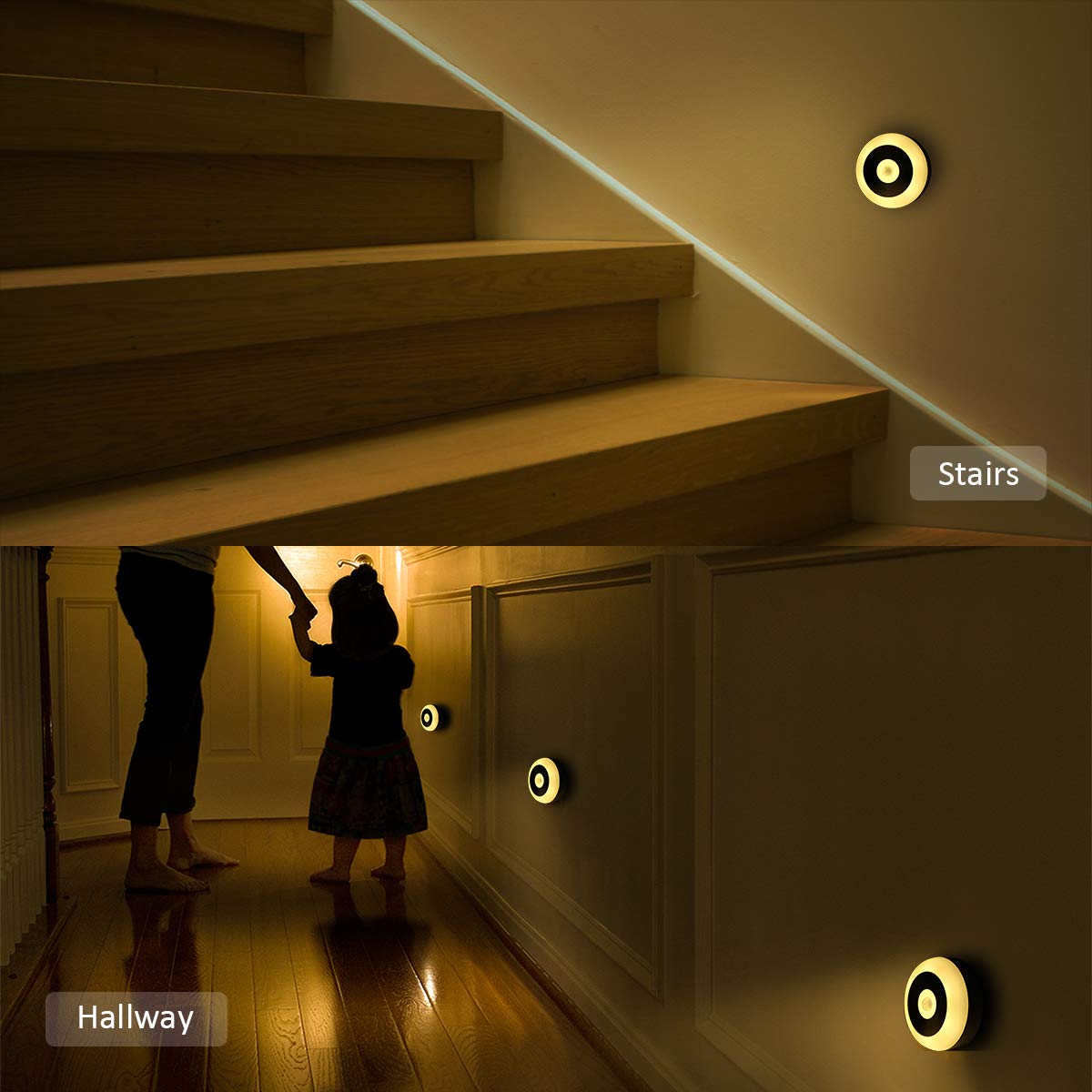 Oxxggkao Nachtlampe Mit Bewegungssensor - USB-C, Magnetisch, 16 Mio Farben