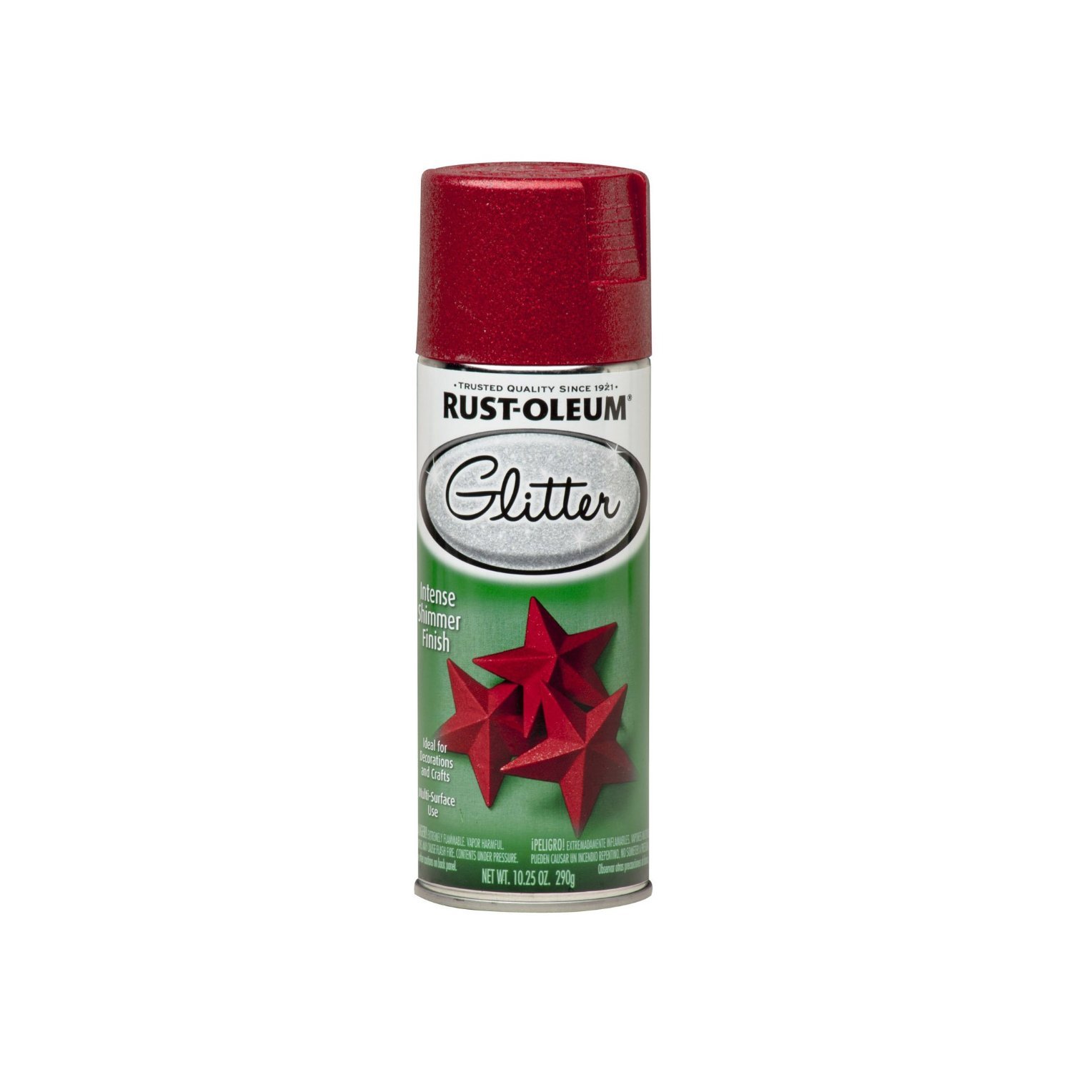 Rustoleum 268045 10.25 Oz Red Glitter Specialty Spray Paint6