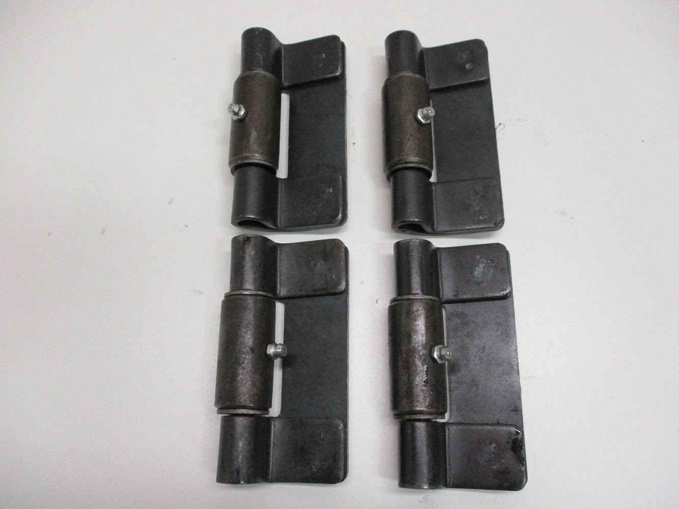 CTW 4.5" Steel Butterfly Weld on Hinges, Cargo Utility Trailer Ramp Door Hinges, 4 Pack, for Trailer