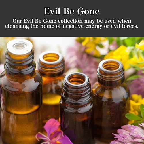 Miniatura 3 de Aceite Evil Be Gone de Art of the Root Hecho a mano con hierbas y aceites esenciales Wiccan, conjure, pagano y magia para energía negativa,