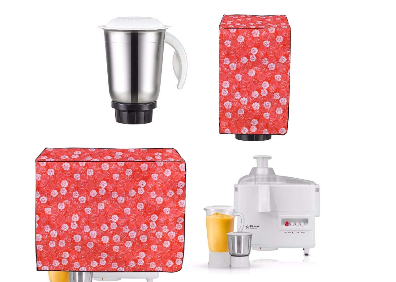 Cool Dealzz Mixer and Grinder Cover Check Printed Mixer Grinder Full Closure Cover -Multicolor