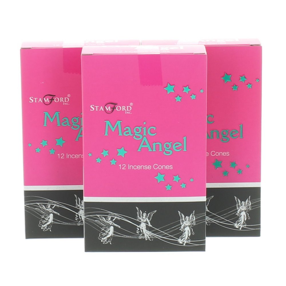 Stamford Inc. Pink 3 Packs Of Stamford Range Incense Cones - Magic Angel