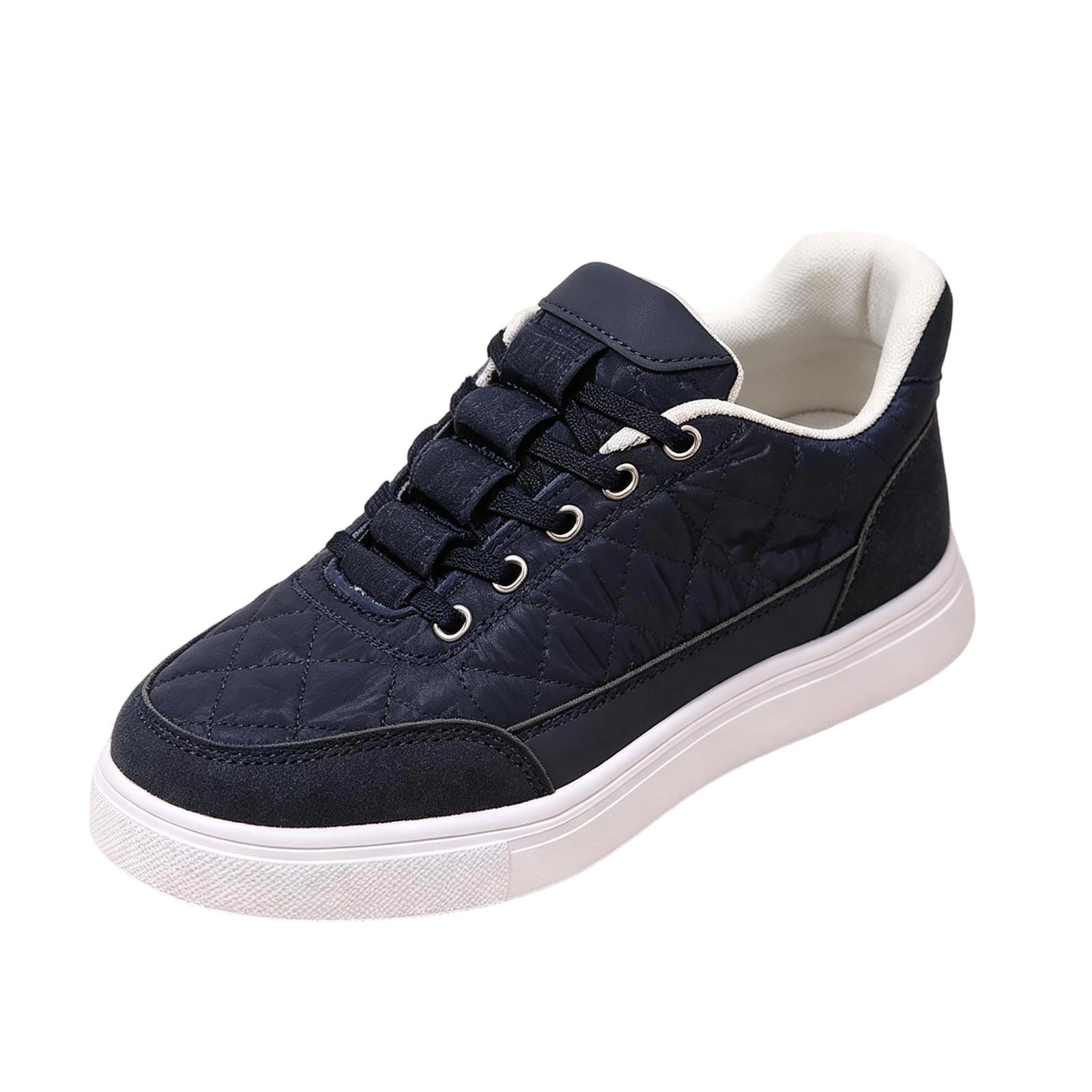 Zapatos Casuales para el día día sin Esfuerzo: Zapatillas Blancas Planas para Mayor Comodidad Estilo Durante Todo el día.
