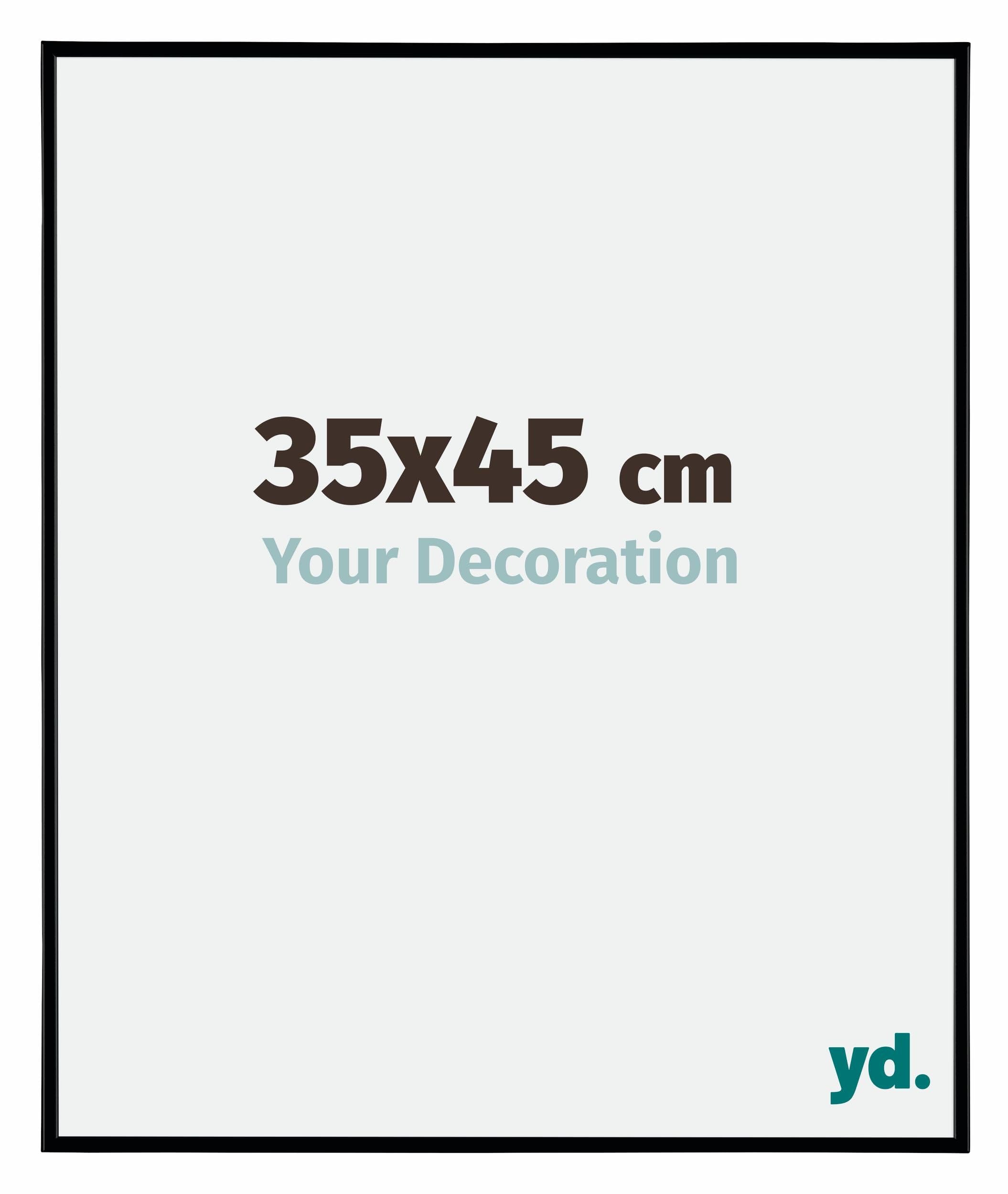 Your Decoration - Picture Frame 35x45 cm - Black Matte - Decorative Wall Frame in Plastic with Antireflection - Frame 35x45 - Evry โ image 1