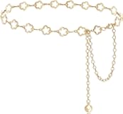 Hollow Flower Belt for Women Waist Chain Belts for Dresses