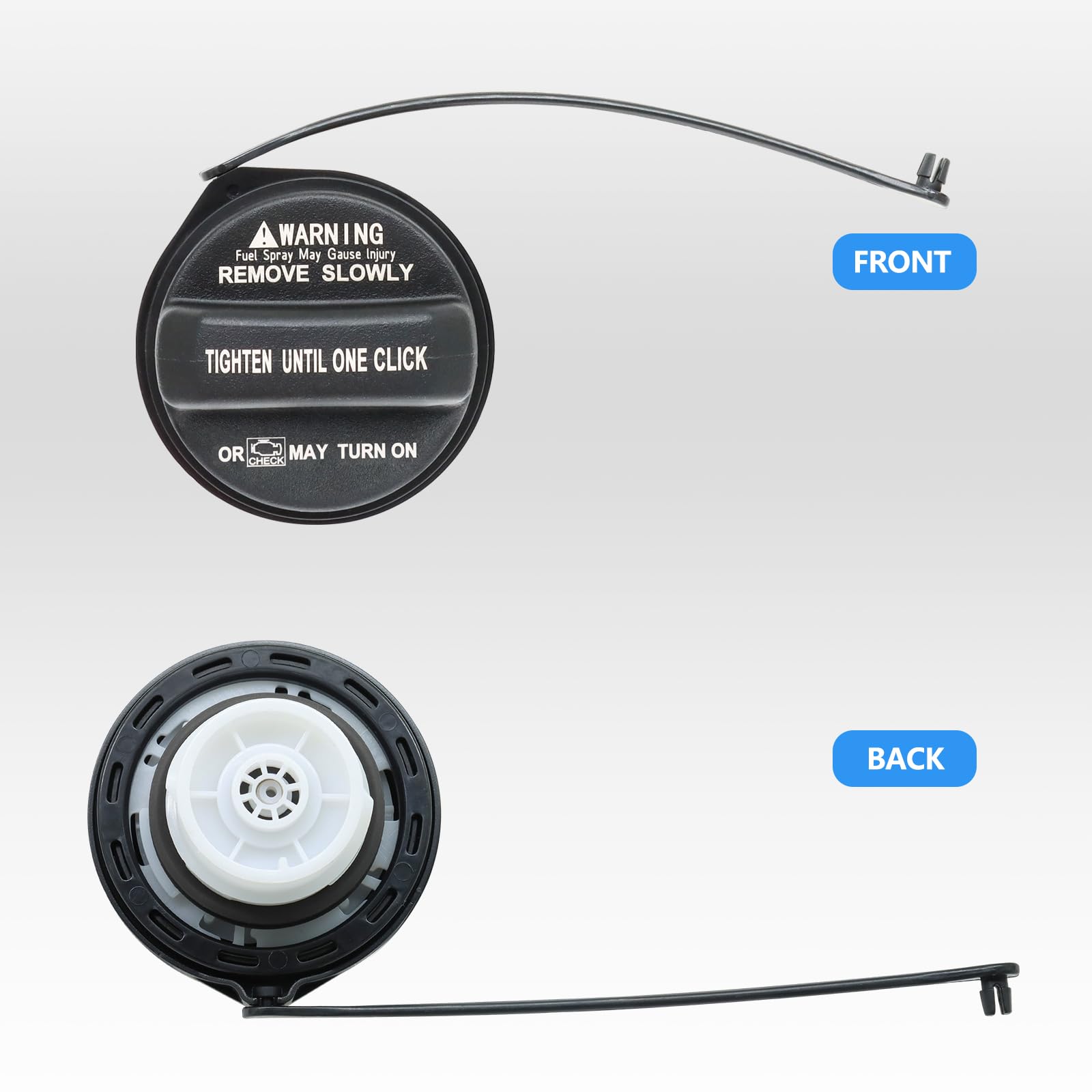 Tappo Serbatoio Carburante Di Ricambio 31010-3L600 Per Hyundai E Kia (Lista Modelli), In ABS E Gomma, Sostitutivo OEM - 5