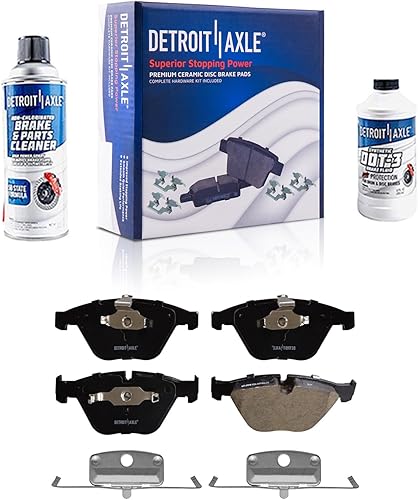 Miniatura 280 de Detroit Axle - Pastillas de Freno Delantero para Ford Fusion Lincoln MKZ Zephyr Mercury Milan Mazda 6, Pastillas de Freno Cerámica Reemplazo