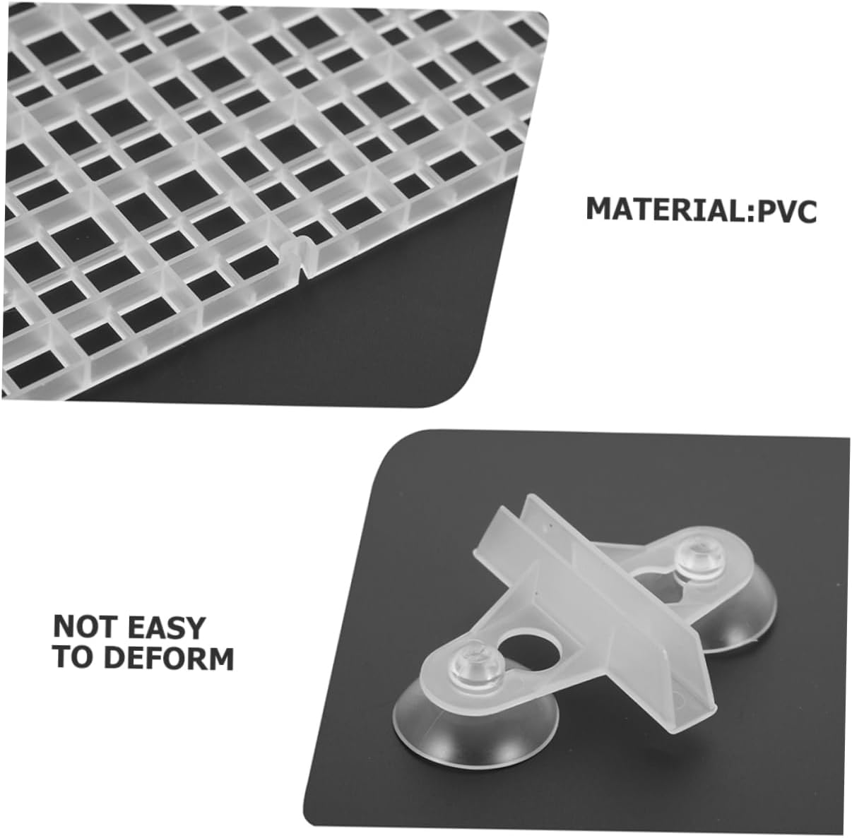 BESPORTBLE 1set Fish Tank Divider Plate Aquarium Separator Suction Cups Mesh for Fish Isolation and Species Separation Easy to Install