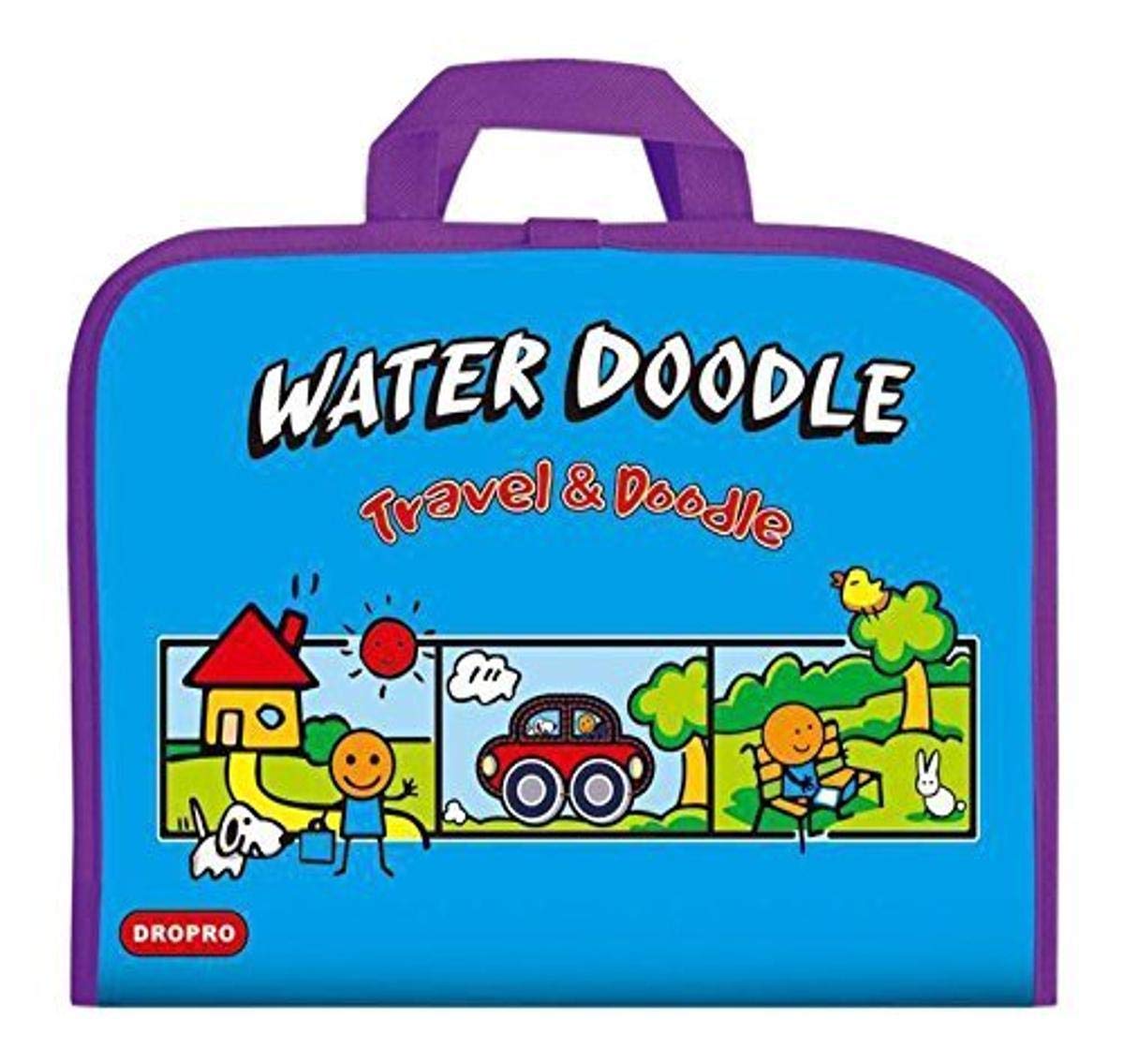 First Classroom Water Doodle Travel Drawing Kit - Educational Writing Pads & Magic Pens - Mess Free Coloring Mats - Ideal Gift for Boys & Girls Top Kid Toys