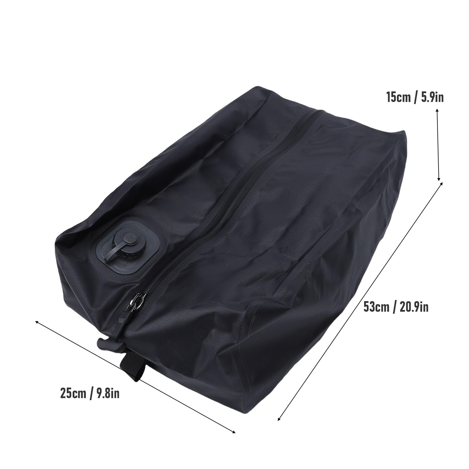 Borsa a compressione sottovuoto pieghevole in TPU soluzione di archiviazione da viaggio per viaggi d'affari escursionismo sport 20L