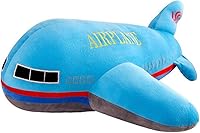 Vista 9 de Almohada de avión de felpa de 15.7 pulgadas, modelo de avión de juguete, regalos para niños, rojo