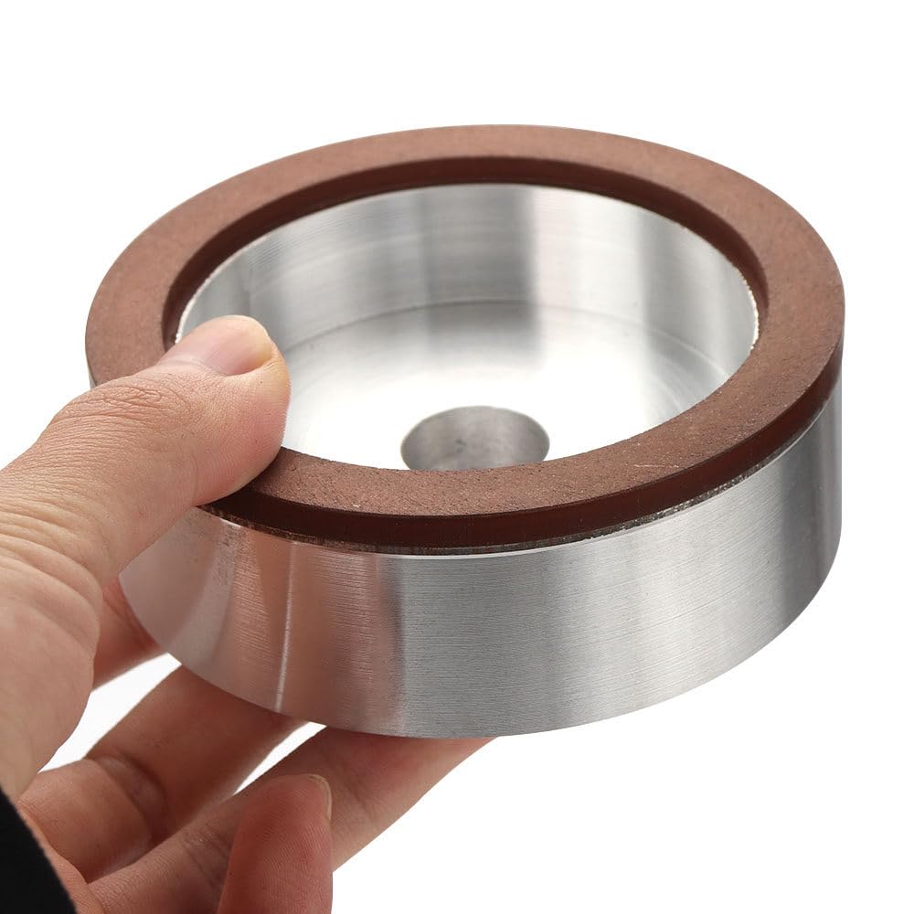 100mm Diamentowa tarcza garnkowa 4" Żywiczna tarcza szlifierska do szlifowania cięcia stali wolframowej stali szybkotnącej materiałów ceramicznych szklanych, 50MM, 1