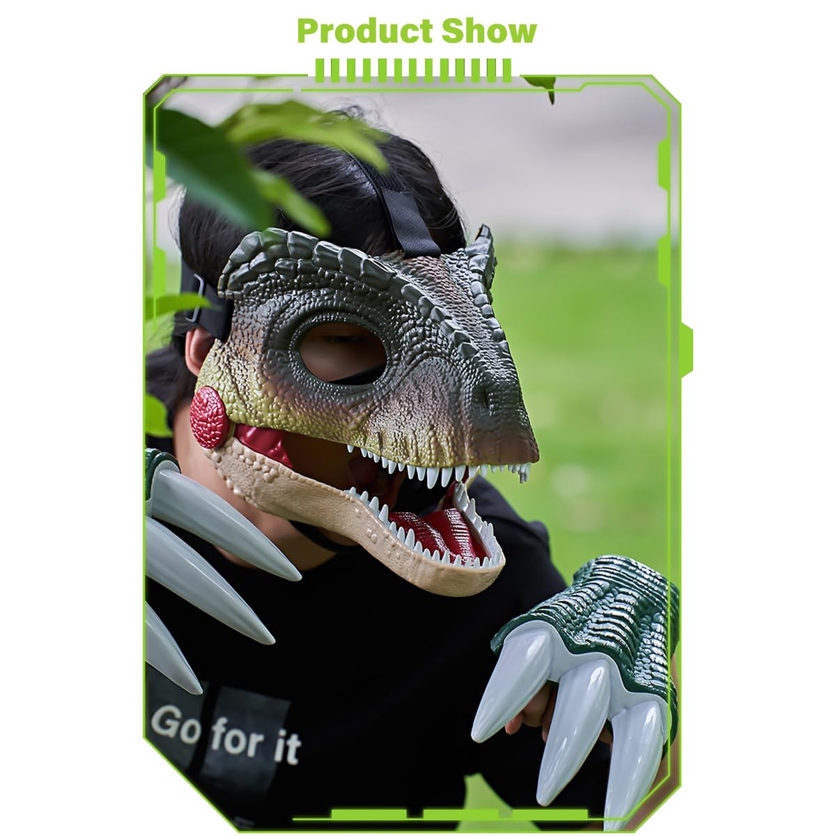 Maschere di dinosauri creative e divertenti