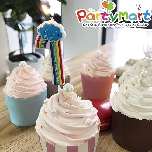 Miniatura 3 de Vela número 1, arcoíris número 1