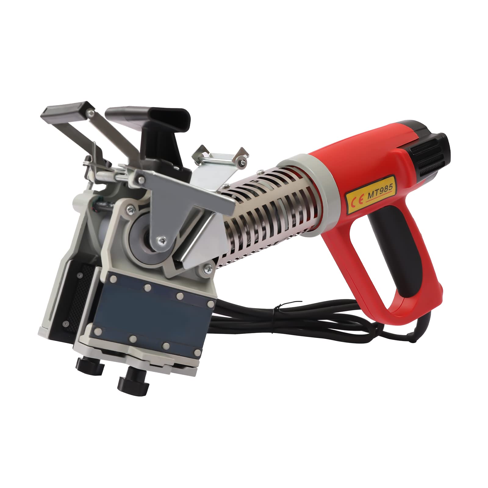 220V 50Hz MT985 Plaqueuse de Chant Portable, Petite Encolleuse de Chants, Trimmer Edge Banding, Épaisseur Réglable de 0,6mm avec Contrôle de Vitesse